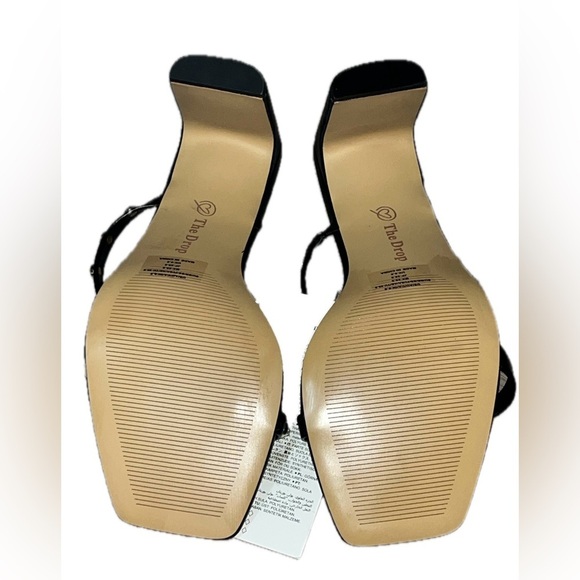 The Drop Avery Black Pearl Sandal Heels, NWT, Size 8.5 - Picture 3 of 5